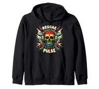 Roots & Soundwave Energy Design - Opere d'arte Reggae Vibe per Mu Felpa con Cappuccio
