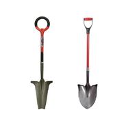 Rootslayer - Venteo - Pack RootSlayer™ - Nero - Adulto - RootSlayer™ + RootSlayer - Paletta a sporgenza da giardino, acciaio al carbonio, manico a 360°