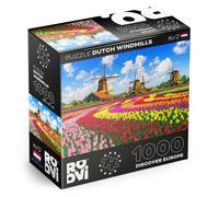 Roovi - Puzzle Mulini a vento olandesi, Paesi Bassi - 1000 Pezzi