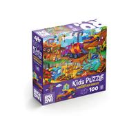 Roovi - Puzzle Veicoli da costruzione - 100 Pezzi