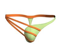 Ropa Interior Sexy para Hombres - Intimo con Schiena A T per Comfort E Supporto per L'Uso Quotidiano Tessuto Traspirante Design Elegante Ideale per (Green XL)