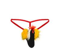 Ropa Interior Sexy para Hombres - Slip di Biancheria Intima di G String Men's T Back Thong Micro Sretch (Black One Size)