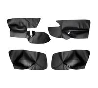 Ropaix Accessori Interni Auto per Golf 5, per Jetta, 2005, 2006, 2007, 2008, 2009, 2010 Adesivo Bracciolo Pannello Porta Auto, con Guida A Sinistra Car Trim Strip(Nero)