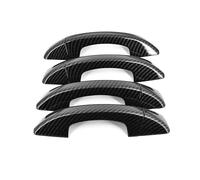 Ropaix Auto Maniglie esterne porte Per Golf 6 MK6 Per Skoda Per SUPERB Dal 2009 Al 2013 Accessori Per Lo Styling Della Maniglia Della Portiera Dell'auto(Carbon handle)