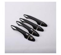 Ropaix Auto Maniglie esterne porte Per Hyundai IX35 E Per Tucson Dal 2009 Al 2014 Rivestimento Per Maniglia Della Portiera Nera Adesivo Accessori Per Auto(Handle 2 buttons)