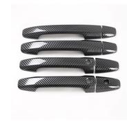 Ropaix Auto Maniglie esterne porte Per Stepwgn Per Stepwagon Rp3 Rp5 2015-2021 Copertura Per Maniglia Della Portiera Dell'auto In Fibra Di Carbonio Cromata(Carbon handle)