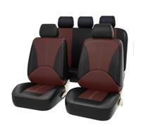 Ropaix Auto Set Coprisedili Per BMW F20 F21 E81 E88 F45 F22 Wagon F22 Coupé F23 Per Convertible E36 318is E46 E90 E93 Coprisedili per auto in pelle PU Copri Sedili Auto(ZT04-5Seats-Brown)