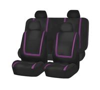 Ropaix Auto Set Coprisedili Per MG 3 5 6 7 GT ZS HS RX5 Copertura di protezione del cuscino del sedile dell'automobile 2/5 posti Coprisedili per auto Copri Sedili Auto(ZT02-5Seats-purple)