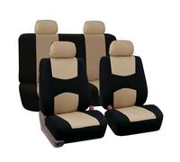 Ropaix Auto Set Coprisedili Per TOYOTA Per Avalon Per Avensis Per Allion Per Auris Per Hybrid Per Crown Per RAV4 2/5Seats Coprisedili Automatici Copri Sedili Auto(ZT06-5Seats-beige)