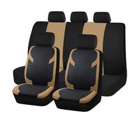 Ropaix Coprisedili Auto Coprisedile Universale Auto Accessori Auto Interni Si Adatta Alla Maggior Parte Lla Protezione L Sedile Furgone SUV Auto(Beige)