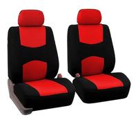 Ropaix Coprisedili Auto Coprisedile Universale Per Auto Per Maggior Parte Accessori Auto SUV Camion Furgoni Coprisedili Interni Auto(Red 2F)