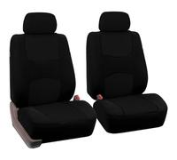 Ropaix Coprisedili Auto Coprisedile Universale Per Auto Per Maggior Parte Accessori Auto SUV Camion Furgoni Coprisedili Interni Auto(Black 2F)