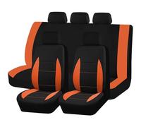 Ropaix Coprisedili Auto Coprisedili Auto Sportivi Set Completo Dimensioni Universali Maggior Parte Gli Interni Accessori Auto SUV Camion(Orange)
