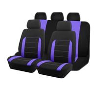 Ropaix Coprisedili Auto Coprisedili Per Auto Universali Tessuto Per Maggior Parte Gli Accessori Auto Suv Camion Furgoni Coprisedili Interni Auto(Purple 5 seat)
