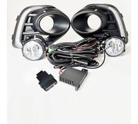 Ropaix Luci Antinebbia Per Mitsubishi Per Lancer 2016 2017 2018 2019 Luci Diurne A LED DRL Indicatore Direzione Giallo Copertura Fendinebbia Auto Fanale Fendinebbia(DRL Fog Lamp)