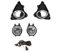 Ropaix Luci Antinebbia Per Toyota Per Auris 2014 2015 Cablaggio Copertura Griglia Alogena Angel Eyes DRL Auto LED Paraurti Anteriore Fendinebbia Fanale Fendinebbia(Halogen set)