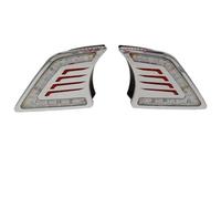 Ropaix Luci Antinebbia Per Toyota Per Hilux Per Vigo 2012 2013 2014 Luci Diurne LED Luci Diurne Indicatori Direzione Copertura Fendinebbia DRL Auto Fanale Fendinebbia(Bianco,Shell)