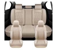Ropaix Set Copri-Sedile Per Fiat Per Grande Per Punto Per Bravo Per Toro Per Freemont Per Argo Per 500X Coprisedili Universali Per Auto Accessori interni(Stanard-Beige)