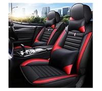 Ropaix Set Copri-Sedile Per X5 E87 E87 Per X1 F48 Per X2 Per X3 Per X4 Per X6 Per X7 Per M3 Per M4 Per M5 Copertura Completa Seggiolino Auto Copertura Accessori interni(Black Red 5 seat-B)
