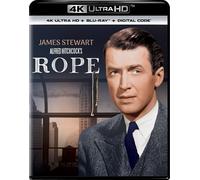 Rope - 4K Ultra HD + Blu-ray + Digital (4K UHD Blu-ray) James Stewart