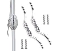 Rope Cleat - Compact Stainless Steel Marine Berth Accessories, Cleats For Dock Heavy Duty Boat Mooring Cleat For Maritime Decks Piers Kayak Rope Tie Down Hardware Resistant