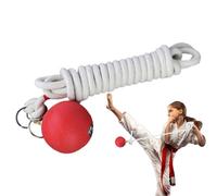 Rope Dart Hammer, Rubber Throw Trainer, 137.8in Practice Martial Tool, Soft User Friendly Equipment, Traditional Chinese Workout Gear for Muscle, Building, Exercise Use