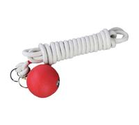 Rope Dart Hammer, Rubber Throw Trainer, Martial Arts Practice Tool, 137.8 inches Compact Soft Weighted Head, Ideal for Strength, Training and Chinese Traditional Skills