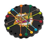 Rope Game, Colorful Rope, Ice Blocks Hammer Play Spinner Wheel Turn-Based Tray Family Fun Fine-motor Hand-eye Strategic Play Color-Coded, Brain Teaser for Boys and Girls