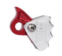 Rope Grab Ascender Clamp per Protezione Caduta Montagna Arrampicata Alberi Rigging Materiale in Alluminio 15KN Adatto per Lavoro Aereo Esplorazi, Rosso