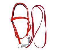 Rope Horse Headstall - Adjustable Reins, Bridle For Trail Riding