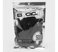 Rope Laces 10mm Set 120cm nero ONE SIZE