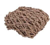 Rope Netting Heavy Duty, Rope Net Railing Decor Net Children Climbing Net Fence Stairs Safety Net Swing Rope Ladder(3 * 3m(9x9ft))