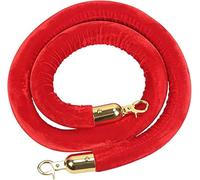 Rope Safety Barrier for Red-Carpet Events,32mm Thick Velvet Stanchion Rope