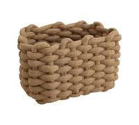 Rope Sneakers For Storage - 20 x 16 x 13 cm Woven Toy Basket | Clothes Organizer Home Storage Box, Storage & Organisation For Laundry Key Fruit Nursery Shower Dorm Desk Living Room Pantry Daily
