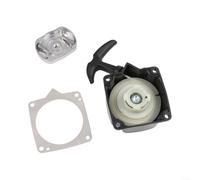 Rope Starter 43cc-52cc Pull Start Meccanismo per Rotfuchs per Brast per Timbertech Benzina Multitool Tagliasiepi Spazzola Kit di Manutenzione Giardino 6,7 cm