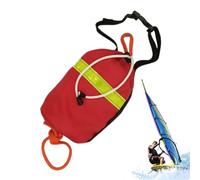 Rope Throw Bag, High-Visibility Flotation Pouch, Throwable Rescue Device, Sturdy Safety Equipment, Flotation Aids for Sailing, Canoe, Ice Fishing, Yacht, Emergencies Use, 0.31 inches