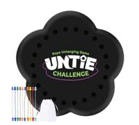 Rope Untangling Game - Twisted Tangler Rope Sorting Puzzle Game | Brain Teaser Puzzle Interactive Board ame, Lacing Toys