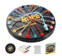 Rope Untangling Puzzle Game, Educational Strategy Board Game for Kids & Adult, Family Travel Party Games with Multi-Level Challenges, Gifts for All Ages(Large)