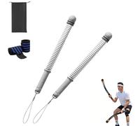 Ropeless Battle Rope Trainer with Adjustable Weights - Quiet Cordless Workout Equipment for Home Gym, Portable Strength & Cardio Training Tool for Men and Women (gray)