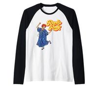 Roper Romp Funny Three's Company Dancing Helen Roper Retro Maglia con Maniche Raglan