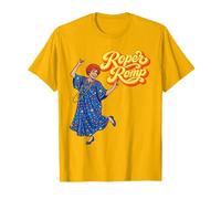 Roper Romp Funny Three's Company Dancing Helen Roper Retro Maglietta