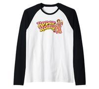 Roper Romp Funny Three's Company Flexing Helen Roper Vintage Maglia con Maniche Raglan