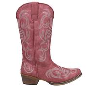 ROPER Womens Riley Round Toe Casual Boots Mid Calf Low Heel 1-2" - Red - Size 8 B