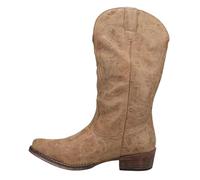 Roper Women's Riley Western Boot, Tan, 6 D US