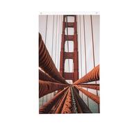 Ropes On The Golden Gate Bridge Bandiere Durevole Flag Con 2 Occhielli Bandiera Per Casa Balcone Cortile 3X5Ft