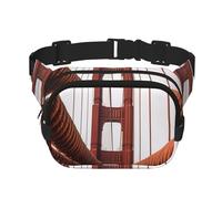 Ropes on The Golden Gate Bridge Marsupio Marsupio regolabile Borsa a tracolla Grande Marsupio da viaggio Marsupio unisex