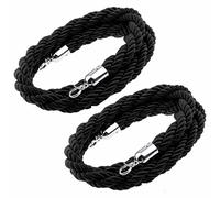 RopeVIP - Corda per il controllo della folla, portatile, lunghezza da 0,5 a 3 m, perfetta per eventi interni ed esterni, resistente ed elegante, soluzione per la gestione delle code