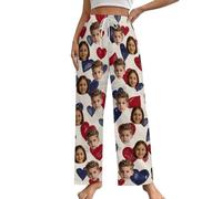 RoPox Pantaloni personalizzati per uomo e donna pantaloni personalizzati, Personalizzabili con foto/testo/nome/logo, Regali per Adatto a uomini, padri, figlia madre e moglie,Regali personalizzati