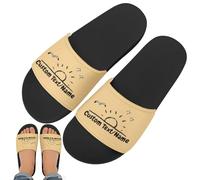 RoPox Pantofole Personalizzate, Spiaggia Mare Ciabatte Personalizzabili - Sandali con design a forma di nome e foto - Regalo per Donna Uomo Mamma Papà