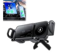 ROPTINK 2024 High Intelligent Mobile Phone/Pad Holder, 2 in 1 Auto Rotating Phone Holder, Wireless Car Charger Fast Charging Phone Holder, Car Vent Phone Mount (1pcs)